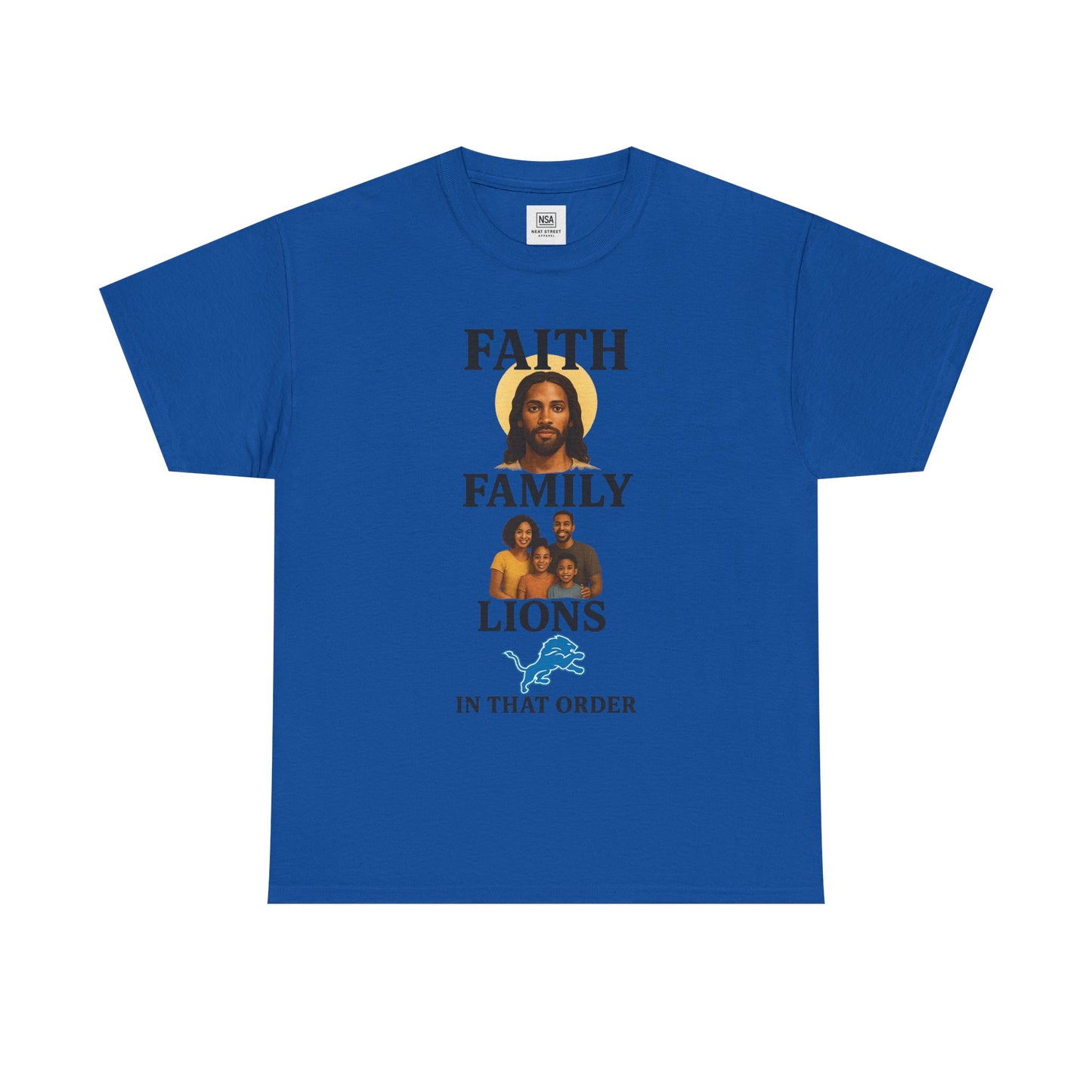 Faith Family Lions Unisex Heavy Cotton Tee