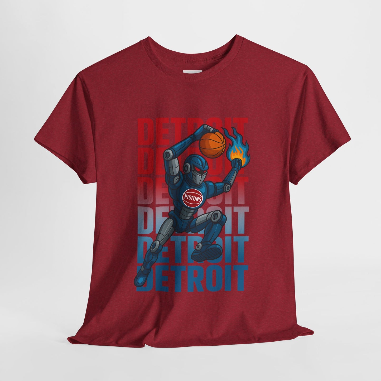Detroit Basketball Neat Street Graphic Tee