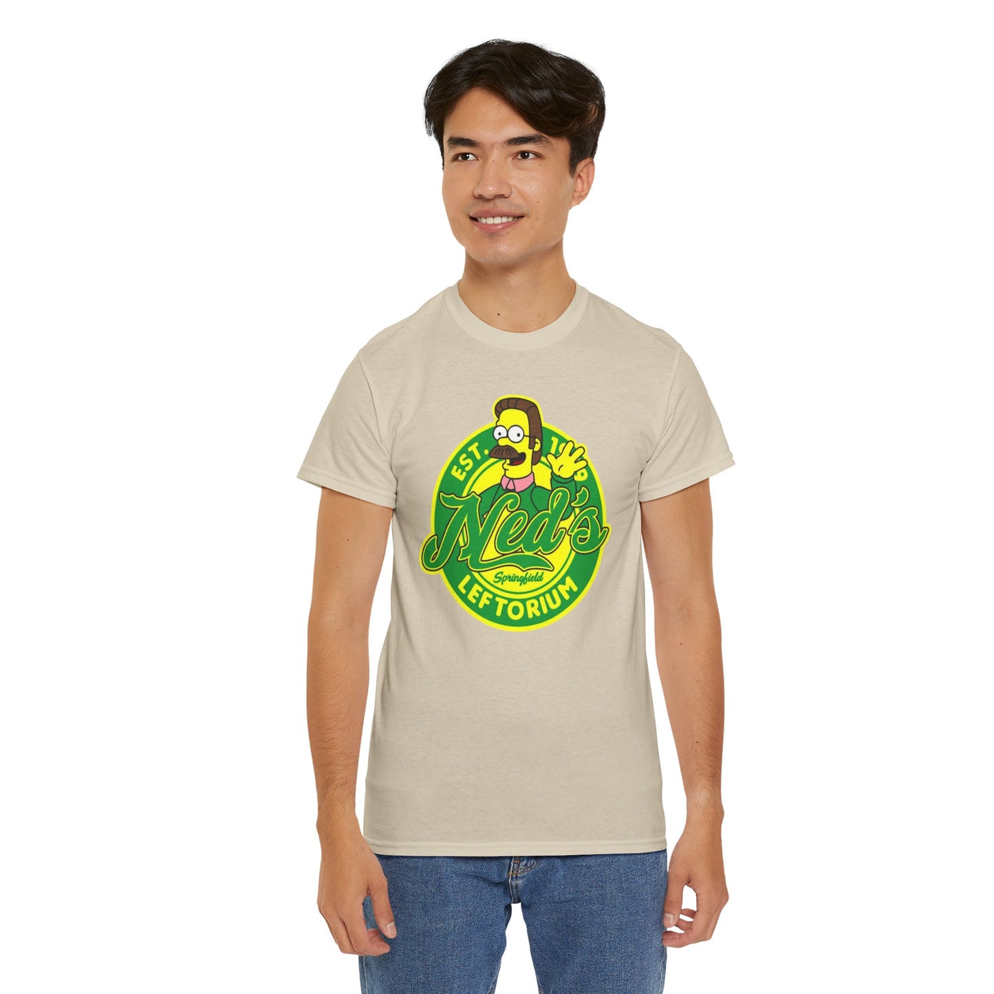 Ned's Leftorium Unisex Heavy Cotton Tee