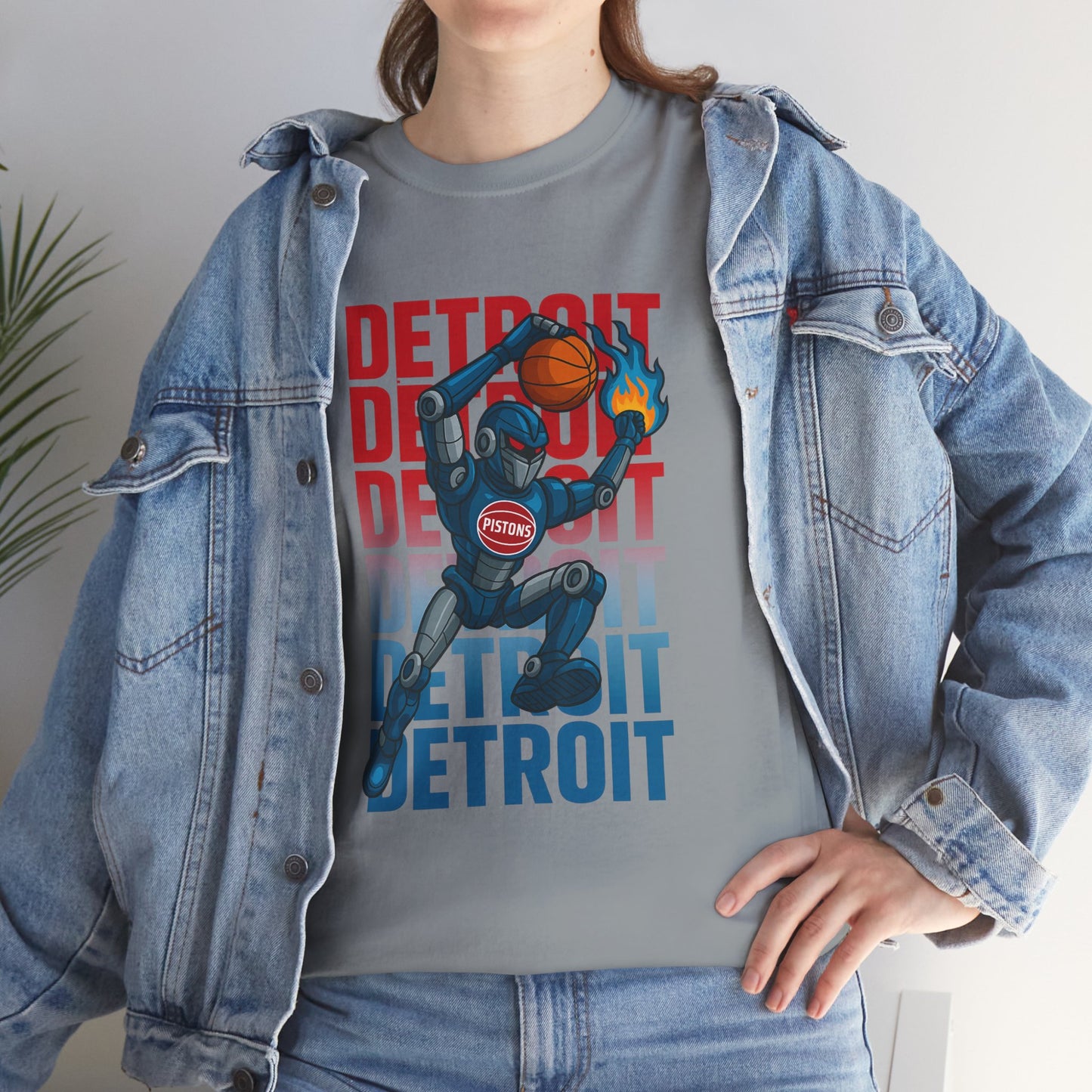 Detroit Basketball Neat Street Graphic Tee