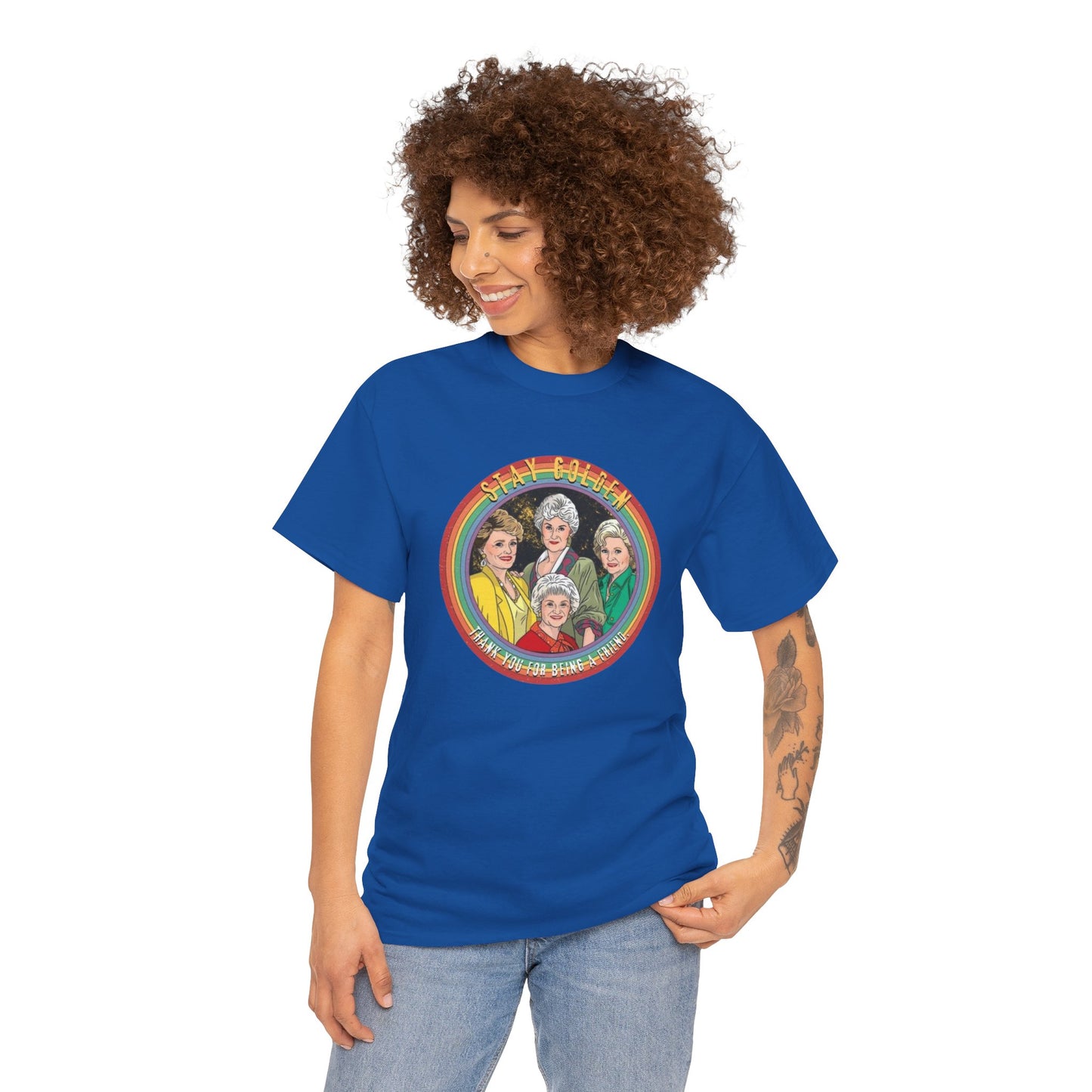 Retro Golden Girls Unisex Heavy Cotton Tee