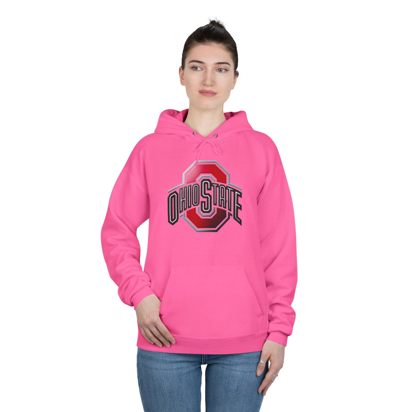 Buckeyes Unisex EcoSmart Pullover Hoodie, Sports Fan Gift, College Hoodie