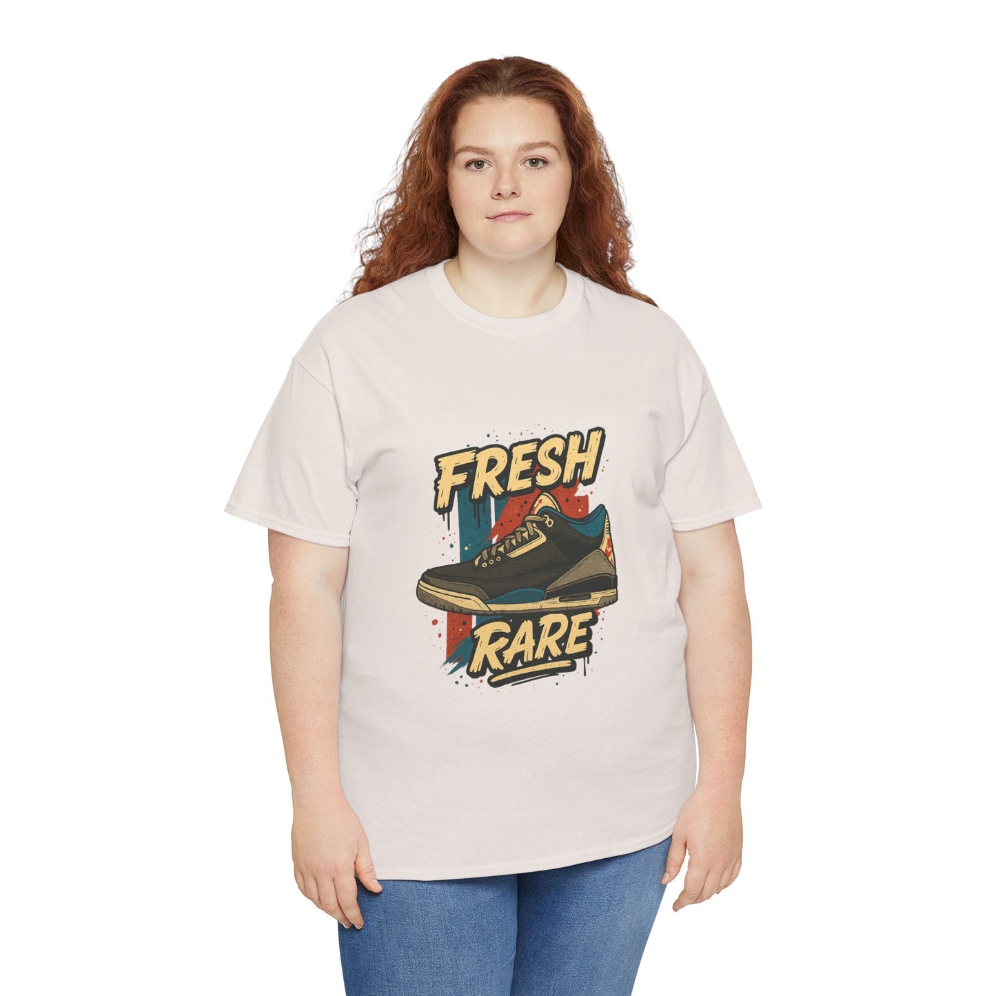 Streetwear Graphic Tee - 'Fresh-Rare' Unisex Heavy Cotton T-Shirt for Rare Air Jordan 3 release