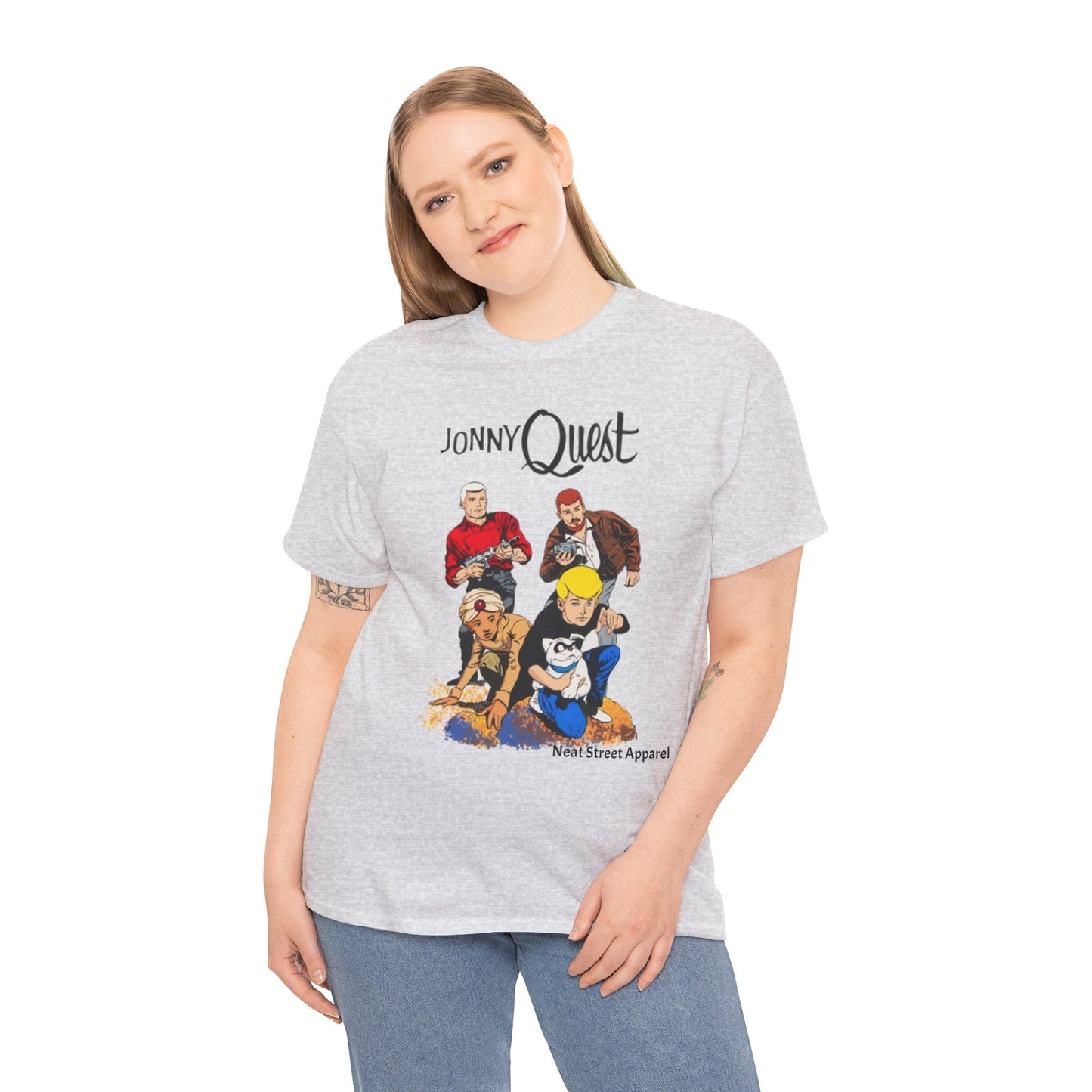 Jonny Quest Cartoon Unisex Heavy Cotton Tee