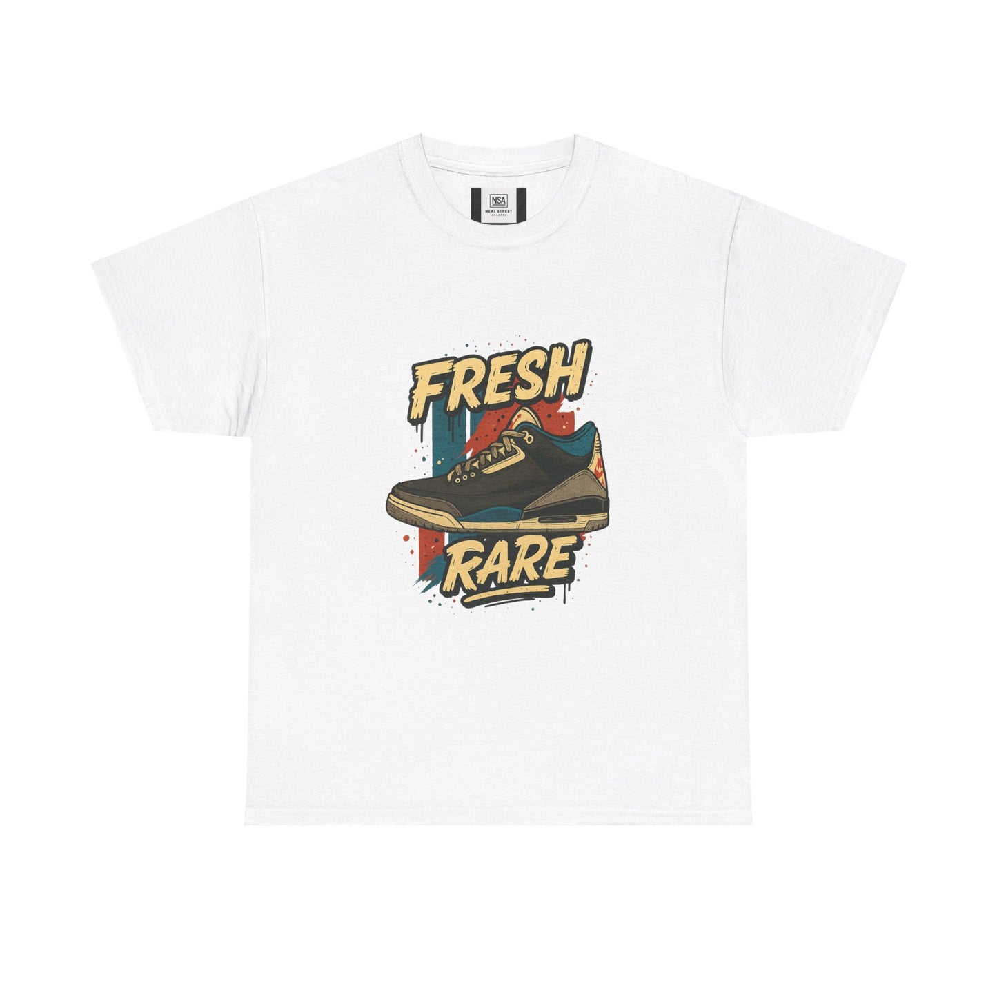 Streetwear Graphic Tee - 'Fresh-Rare' Unisex Heavy Cotton T-Shirt for Rare Air Jordan 3 release