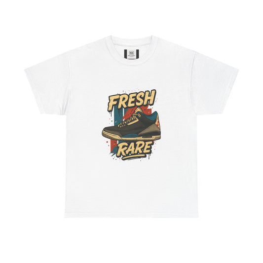 Streetwear Graphic Tee - 'Fresh-Rare' Unisex Heavy Cotton T-Shirt for Rare Air Jordan 3 release