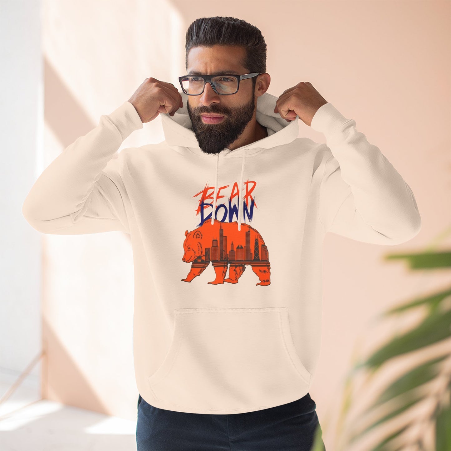 Bear Down Cityscape Hoodie — Chicago Bears Pullover