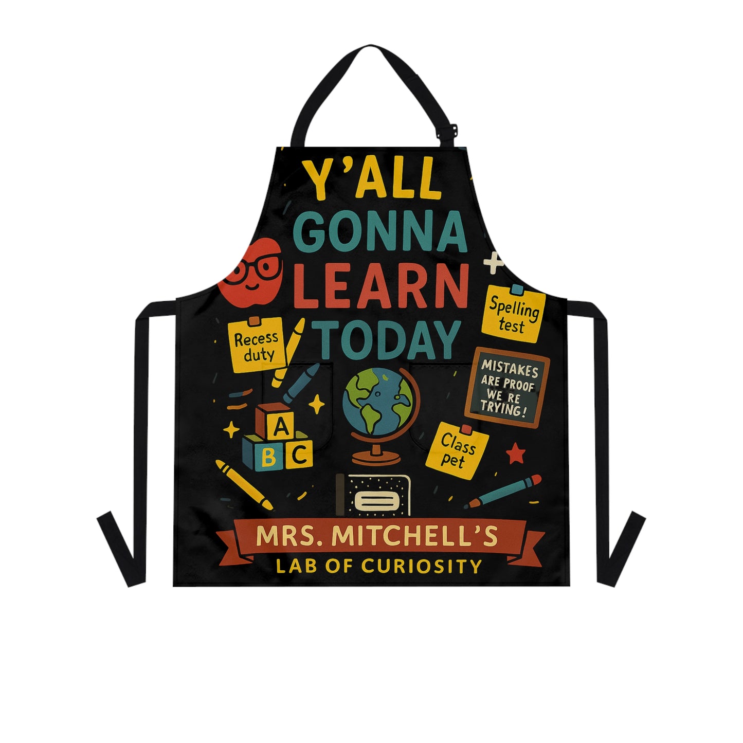 Personalized Apron - Fun Arts and Crafts Teacher Gift