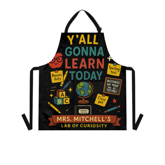 Personalized Apron - Fun Arts and Crafts Teacher Gift