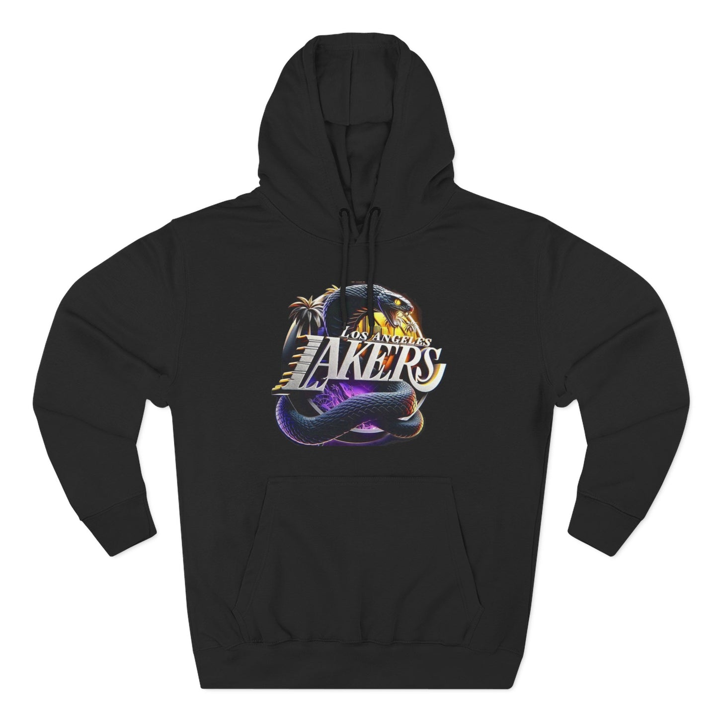 Hoodie — Retro Los Angeles Lakers Palm Logo Pullover
