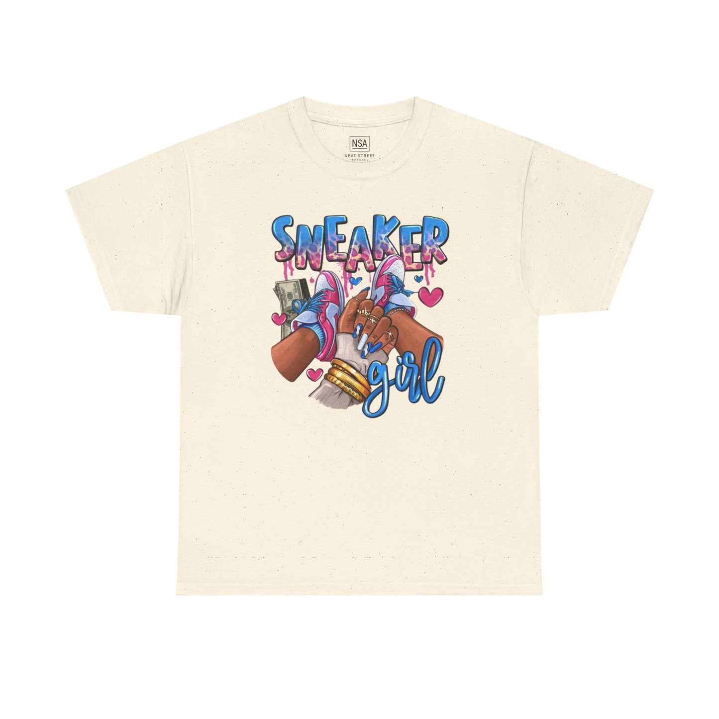 Sneaker Girl Unisex Heavy Cotton Tee