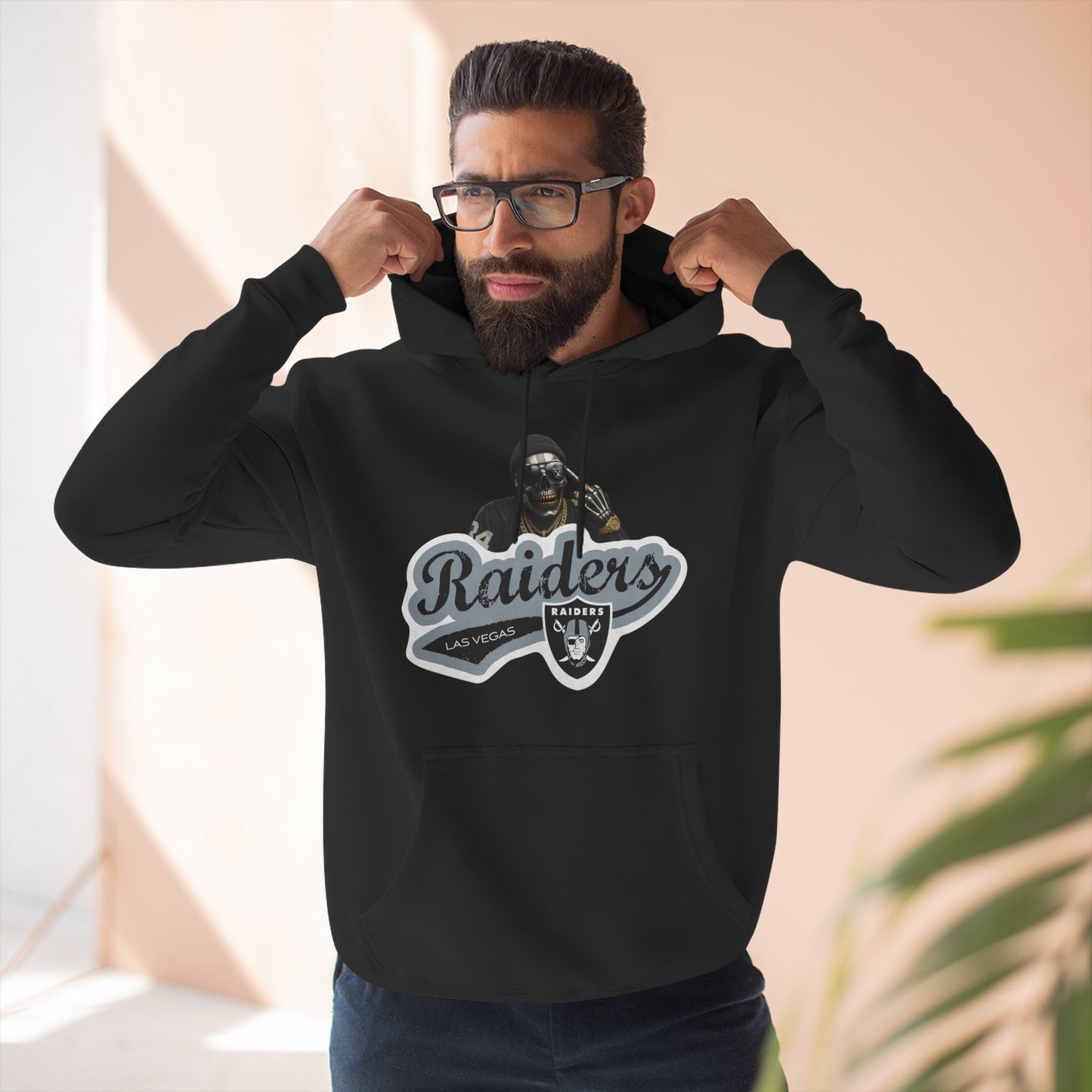 Raiders Fleece Hoodie – Vintage Football Pullover