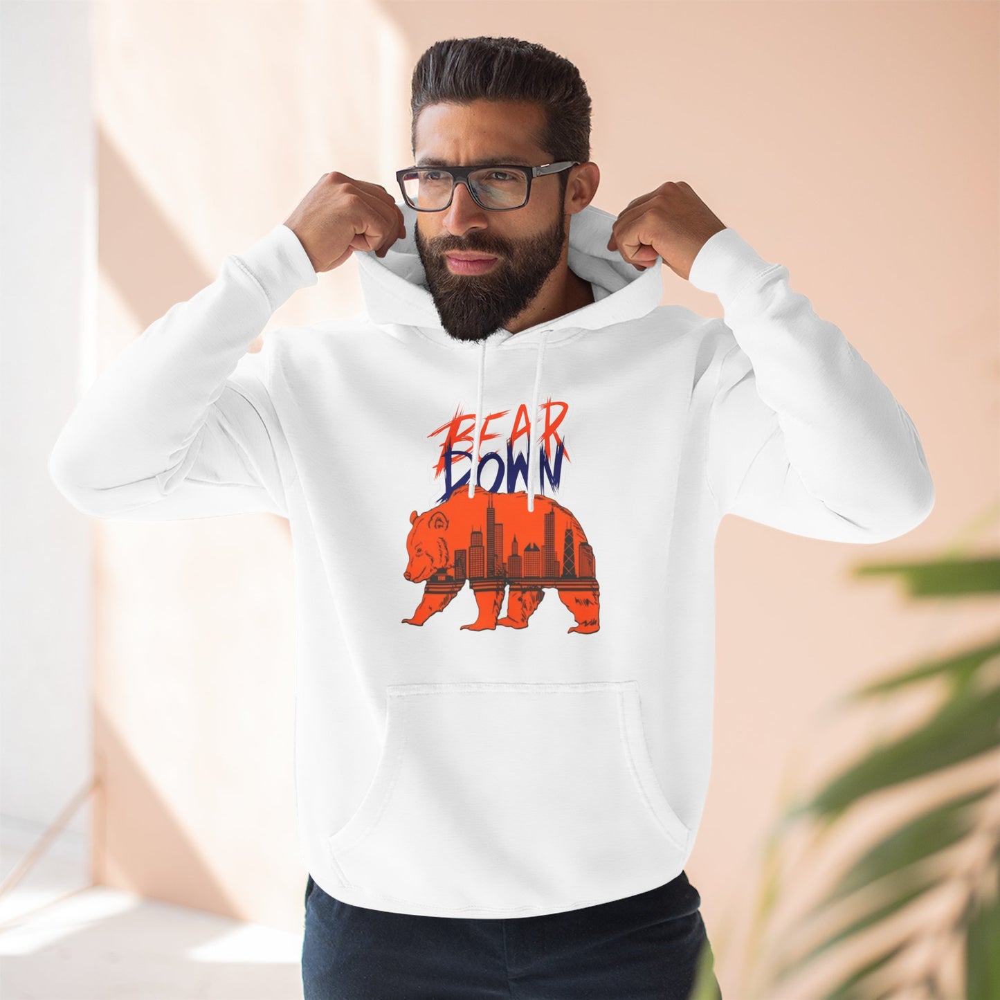 Bear Down Cityscape Hoodie — Chicago Bears Pullover