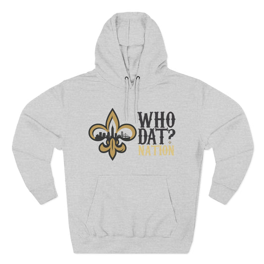 Who Dat Nation Fleur-de-lis Hoodie – New Orleans Football Fan Pullover