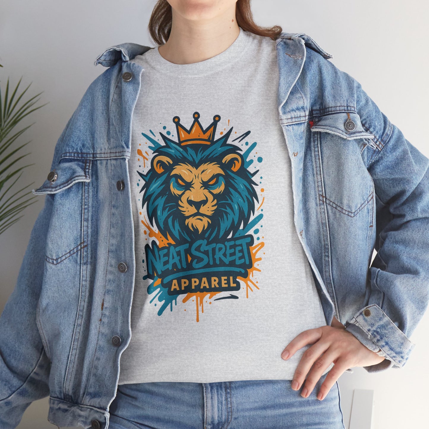 King Lion Graphic Unisex Heavy Cotton Tee