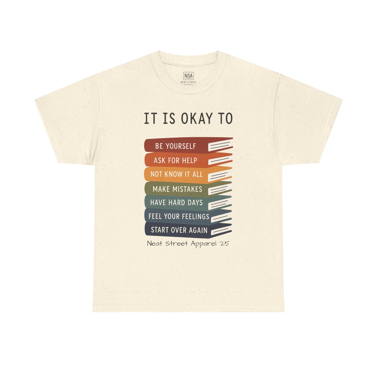 Inspirational Message Cotton Tee