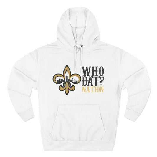 Who Dat Nation Fleur-de-lis Hoodie – New Orleans Football Fan Pullover