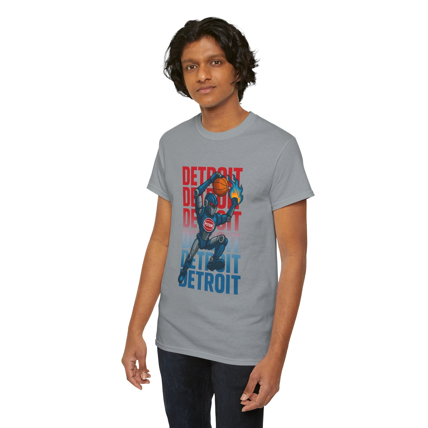 Detroit Basketball Neat Street Graphic Tee