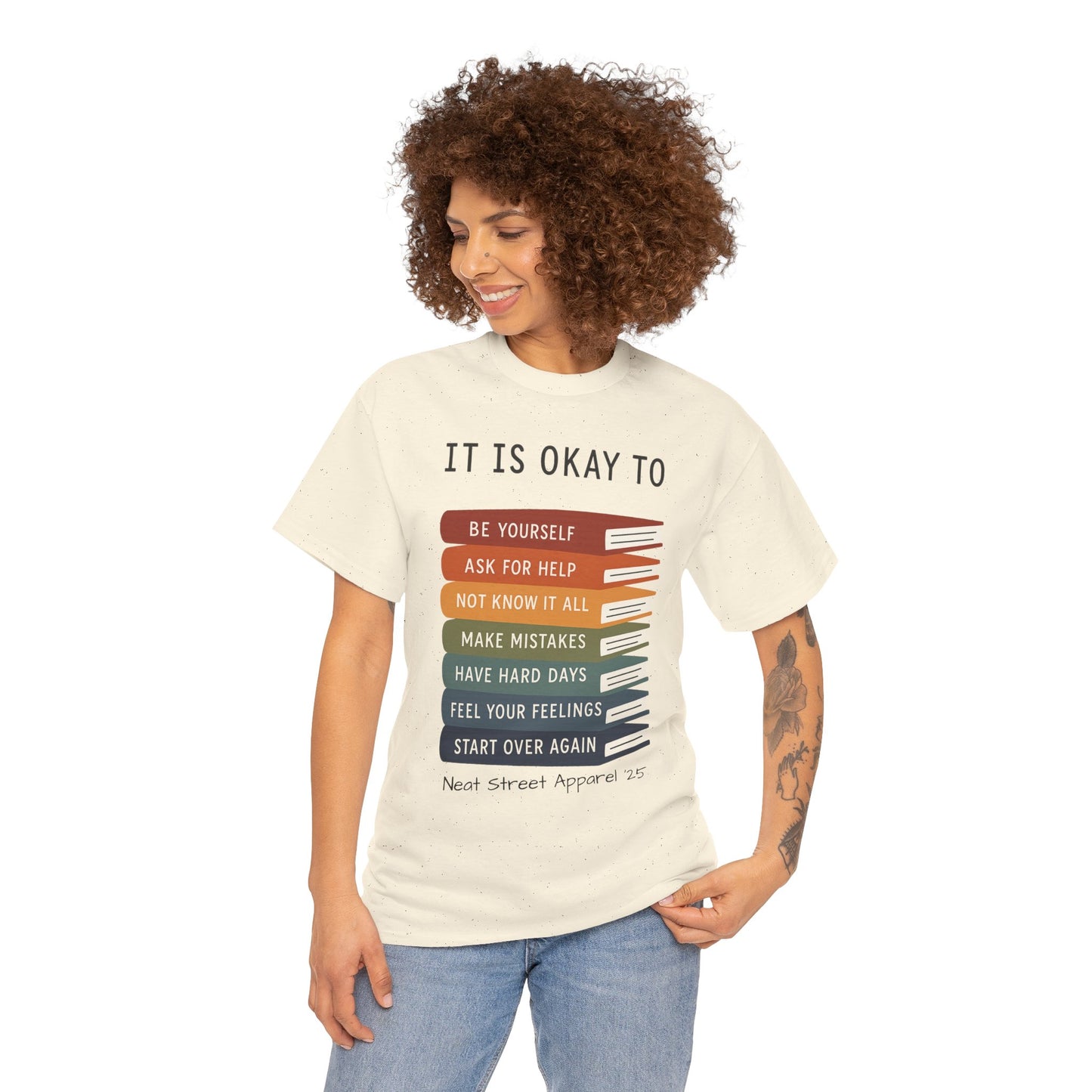 Inspirational Message Cotton Tee