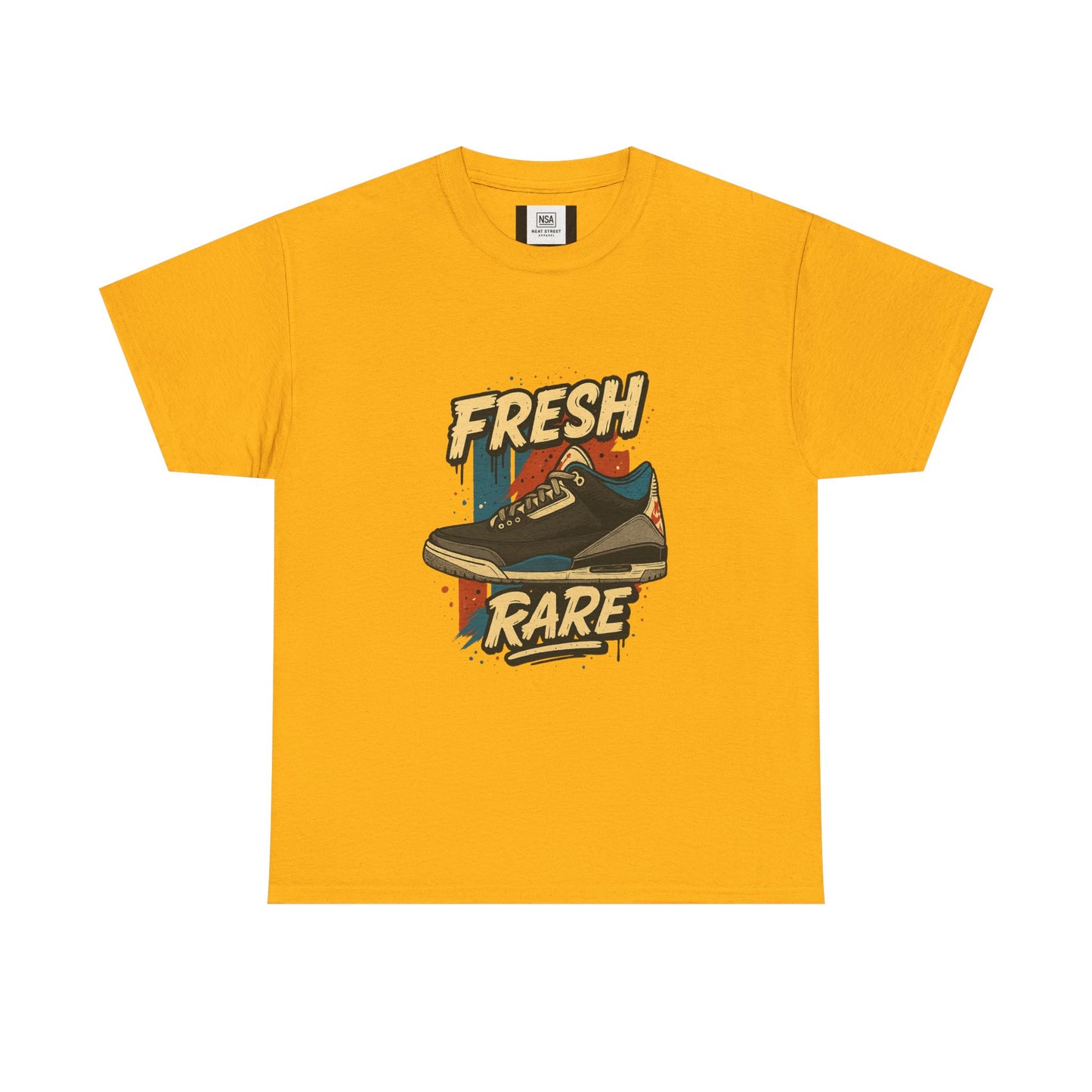 Streetwear Graphic Tee - 'Fresh-Rare' Unisex Heavy Cotton T-Shirt for Rare Air Jordan 3 release