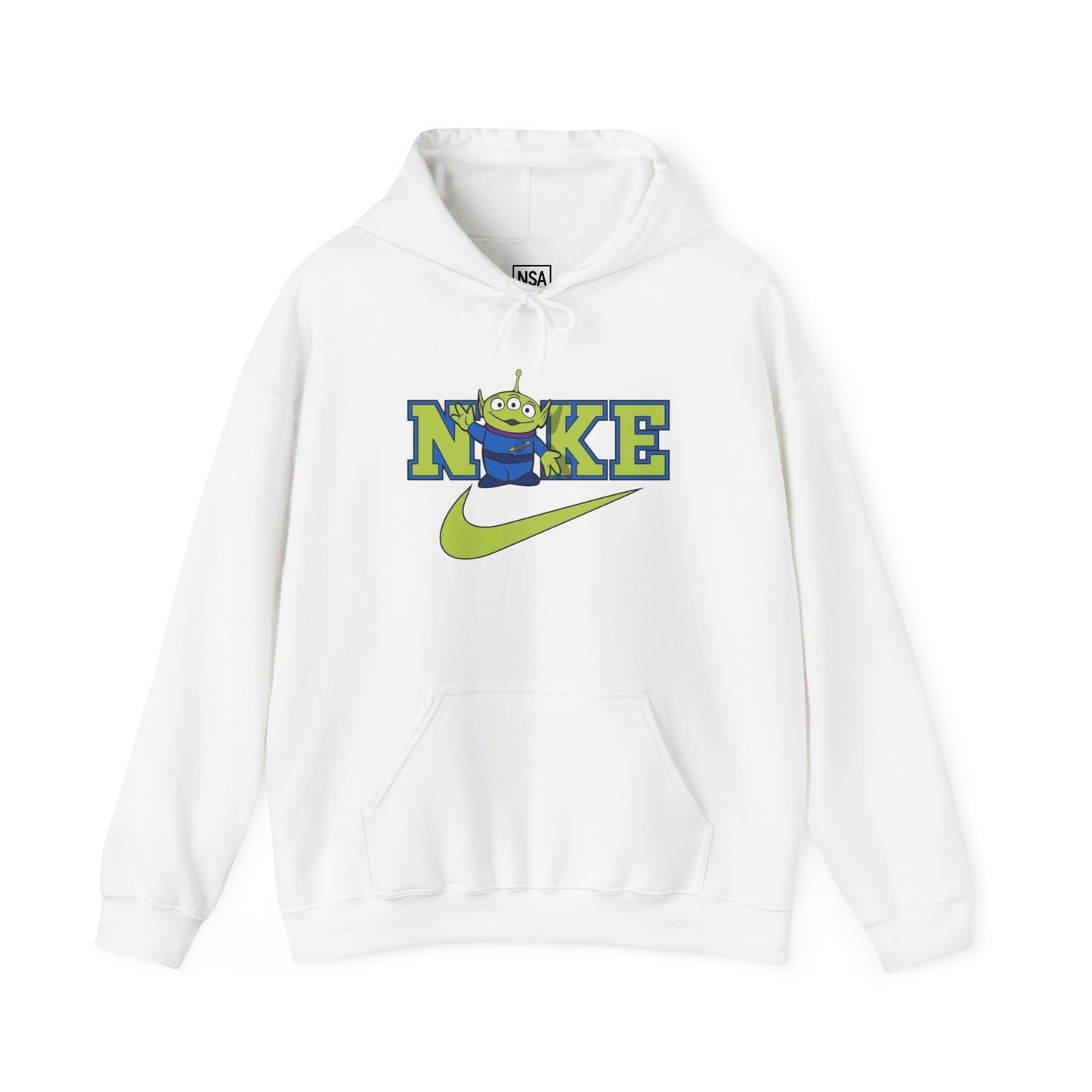 Whimsical swoosh Alien Hoodie