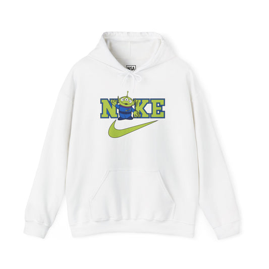 Whimsical swoosh Alien Hoodie