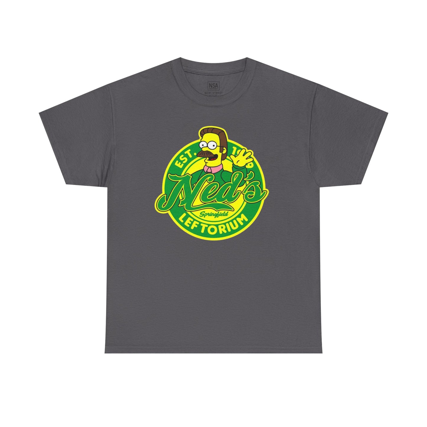Ned's Leftorium Unisex Heavy Cotton Tee