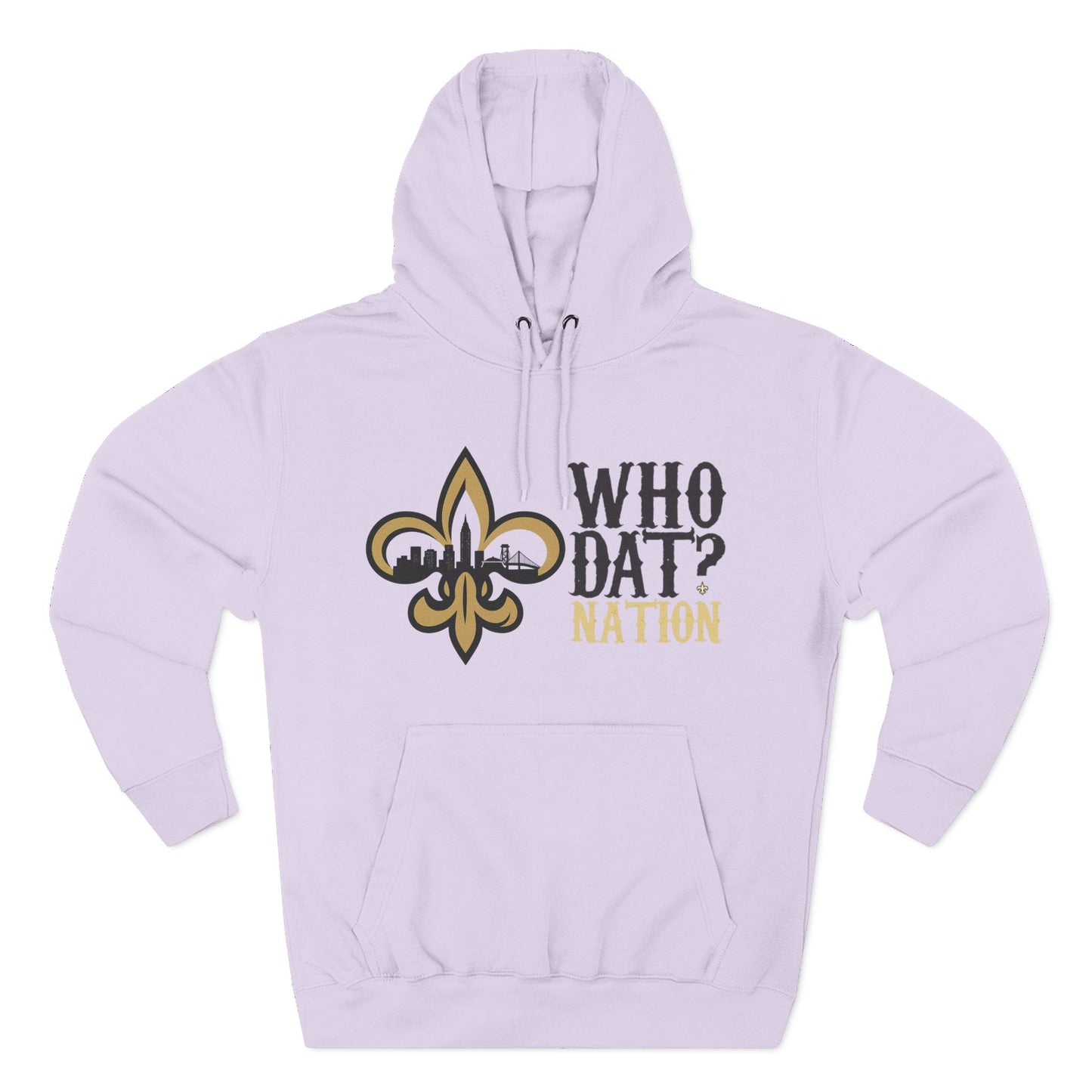 Who Dat Nation Fleur-de-lis Hoodie – New Orleans Football Fan Pullover