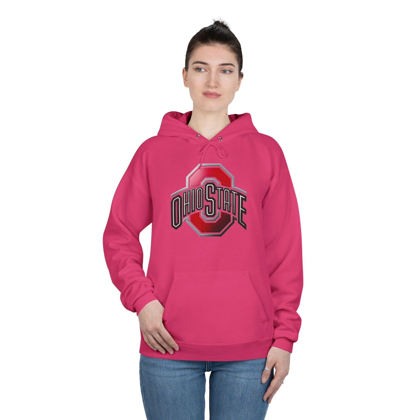 Buckeyes Unisex EcoSmart Pullover Hoodie, Sports Fan Gift, College Hoodie