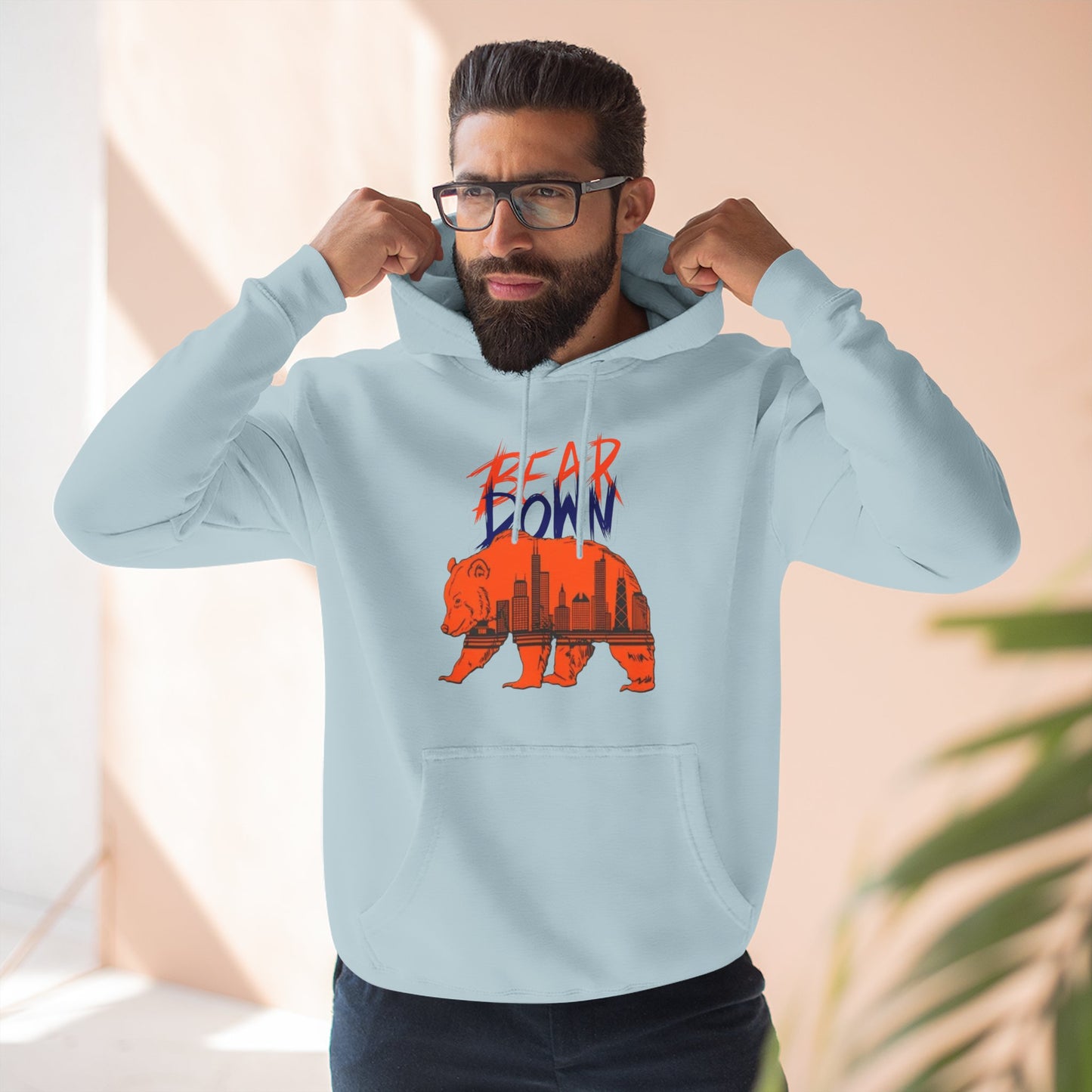 Bear Down Cityscape Hoodie — Chicago Bears Pullover