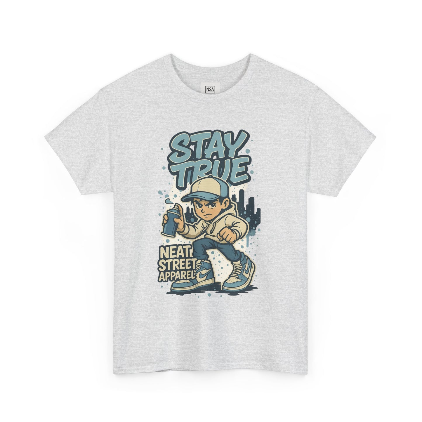 Stay True Unisex Heavy Cotton Tee - Streetwear Style Shirt for Casual Vibes