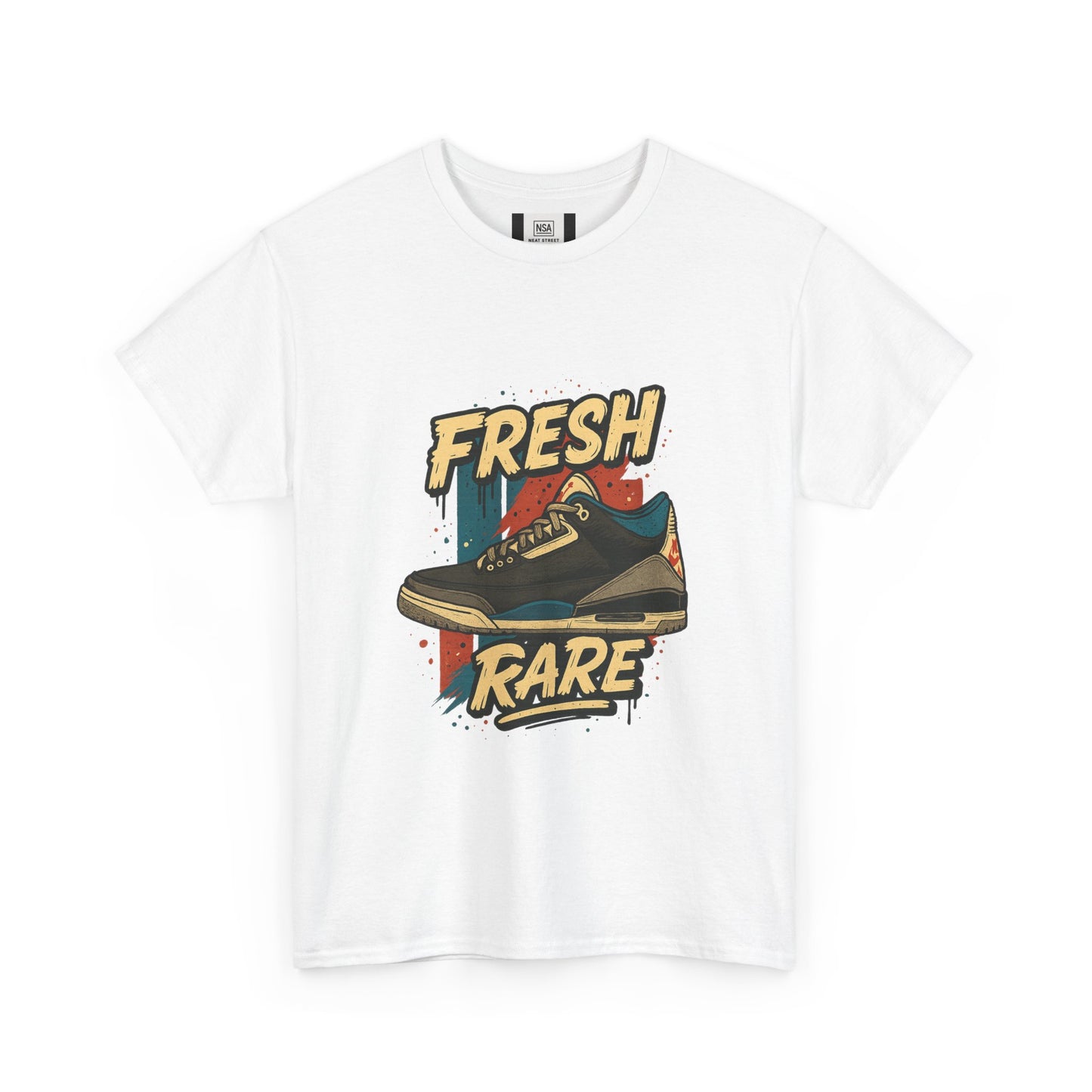 Streetwear Graphic Tee - 'Fresh-Rare' Unisex Heavy Cotton T-Shirt for Rare Air Jordan 3 release