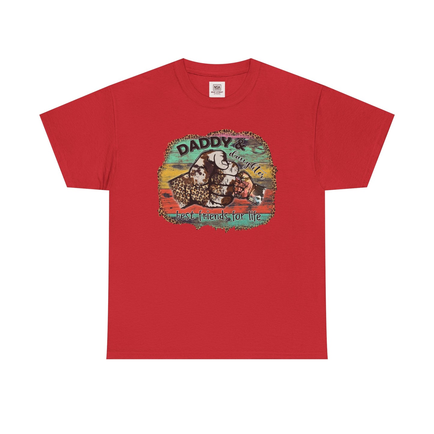 Rasta Retro Graphic Tee for Dads | Unisex Heavy Cotton T-Shirt