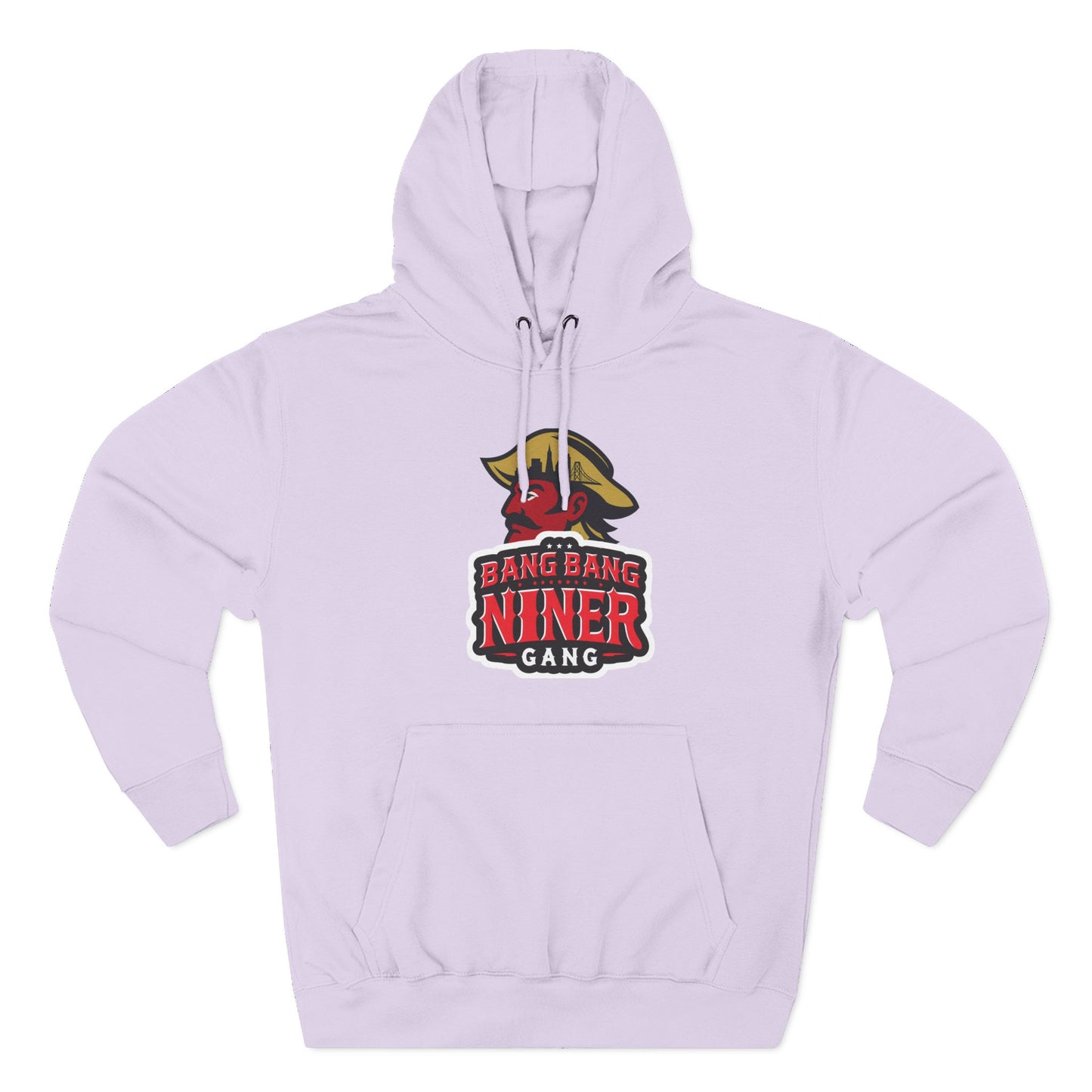 Niner Gang Logo Hoodie — 'Bang Bang Niner' Fleece Pullover