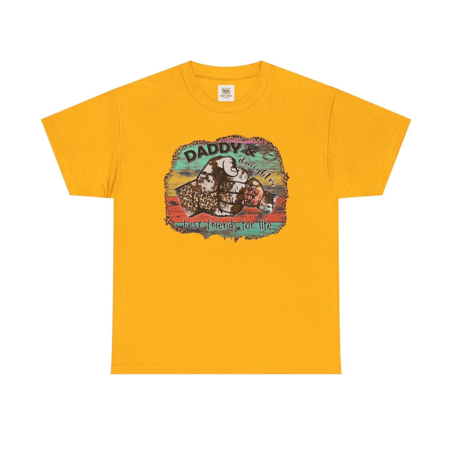 Rasta Retro Graphic Tee for Dads | Unisex Heavy Cotton T-Shirt