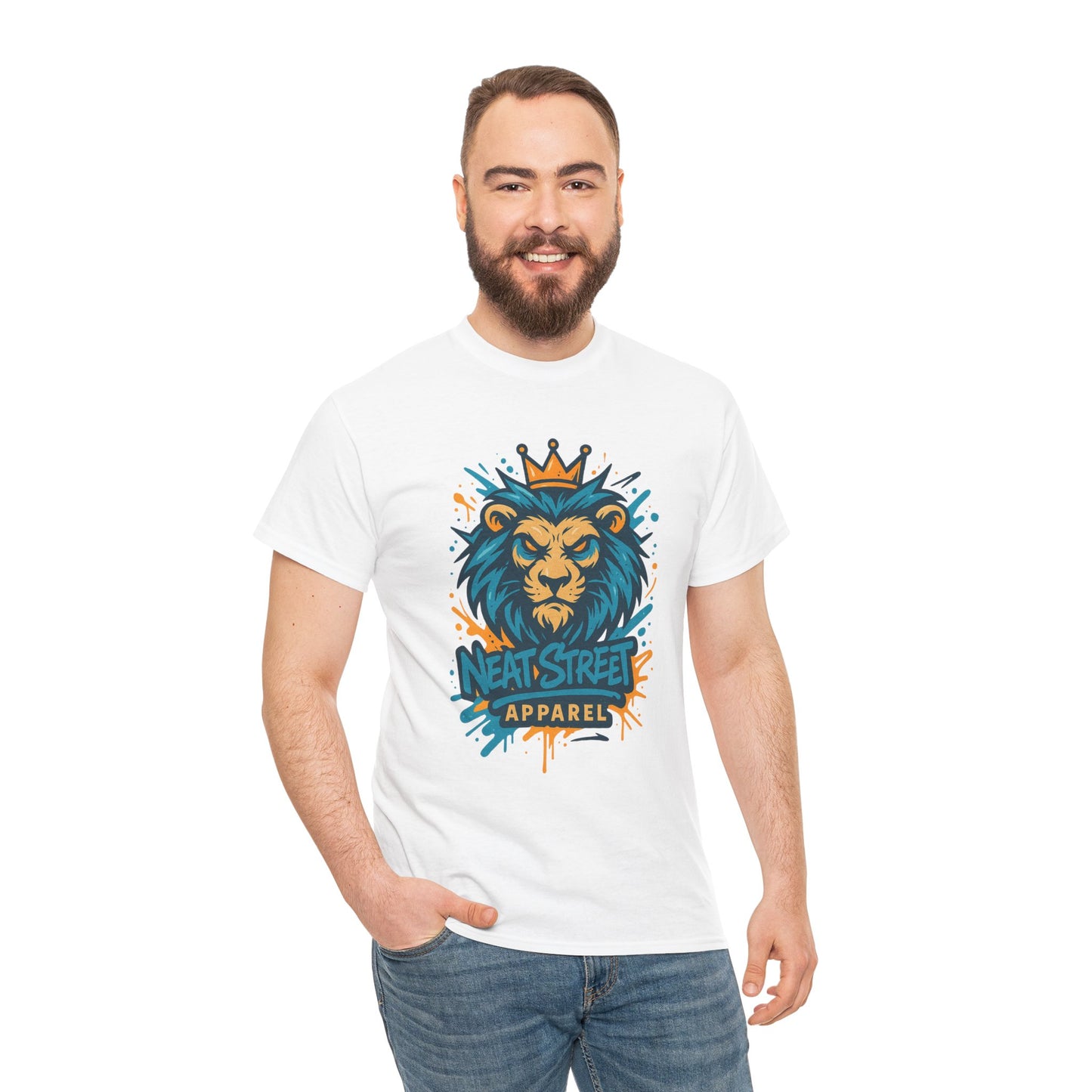 King Lion Graphic Unisex Heavy Cotton Tee