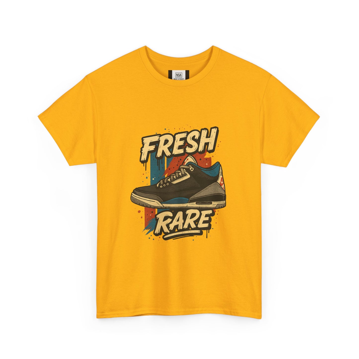 Streetwear Graphic Tee - 'Fresh-Rare' Unisex Heavy Cotton T-Shirt for Rare Air Jordan 3 release