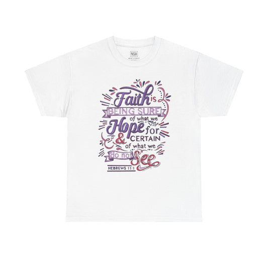 Inspirational Faith & Hope Unisex Cotton T-shirt