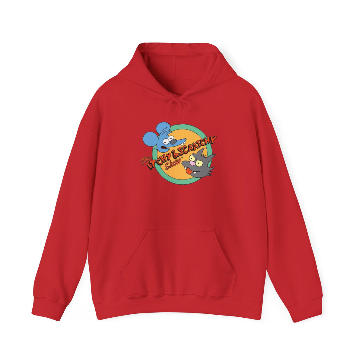 itchy & Scratchy Show - Graphic Pullover Hoodie