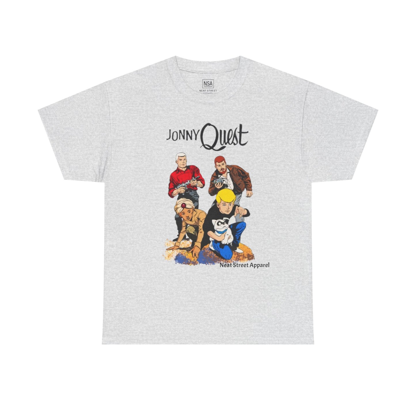 Jonny Quest Cartoon Unisex Heavy Cotton Tee