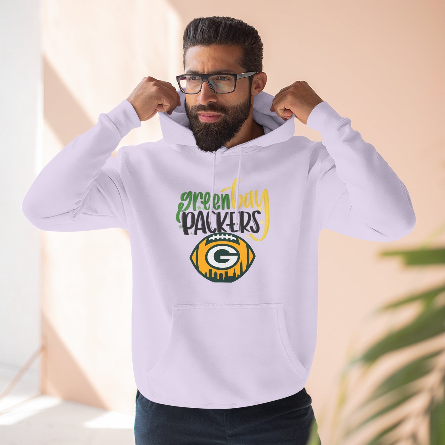 Green Bay Packers Logo Hoodie — Fleece Pullover for Fans