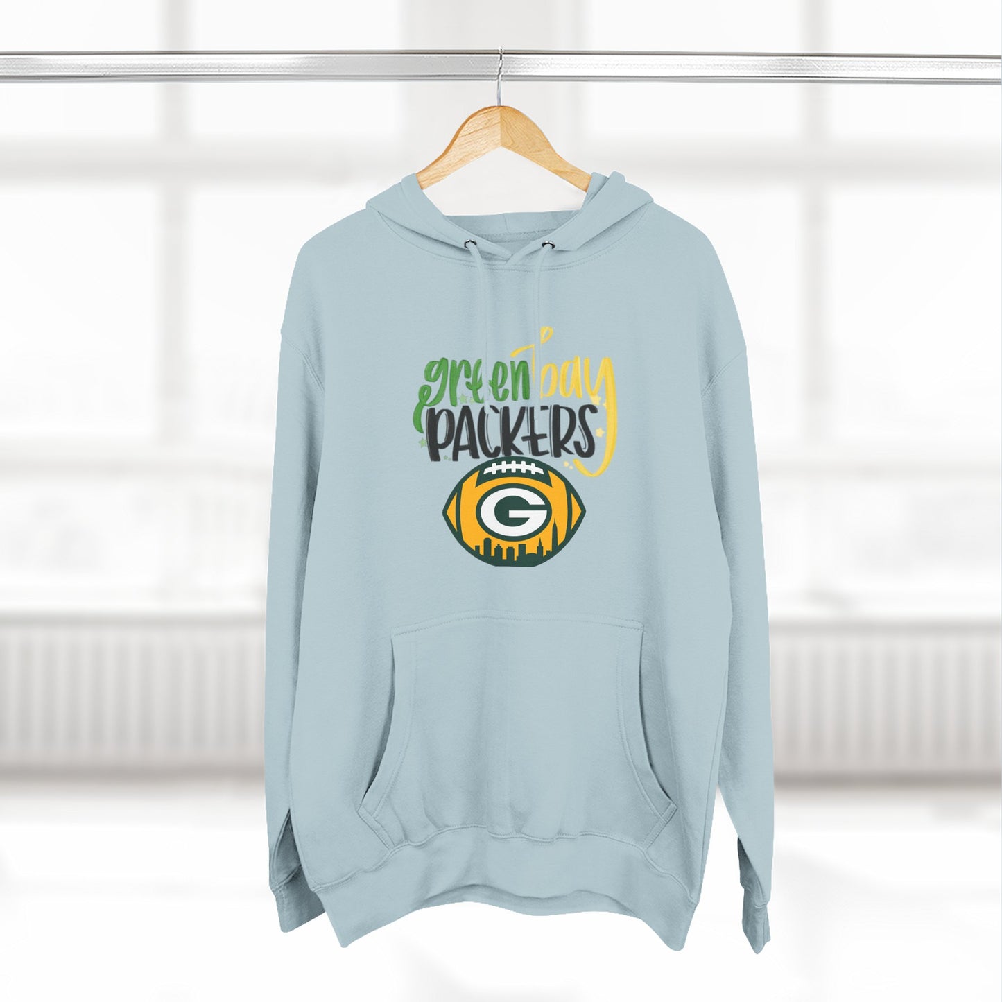 Green Bay Packers Logo Hoodie — Fleece Pullover for Fans