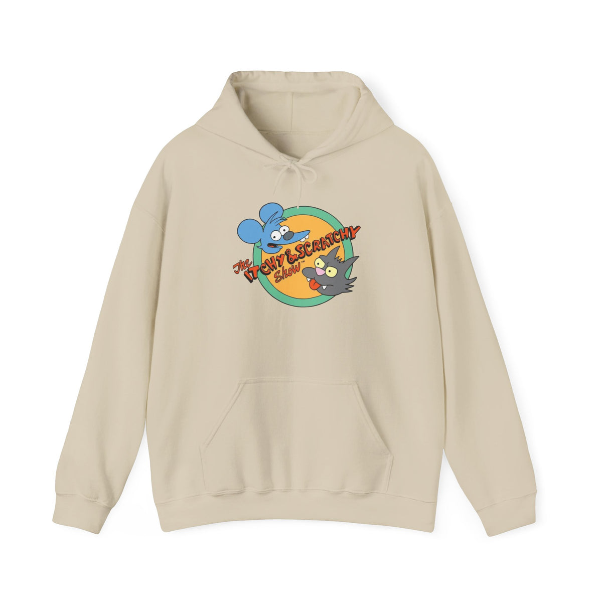 itchy & Scratchy Show - Graphic Pullover Hoodie