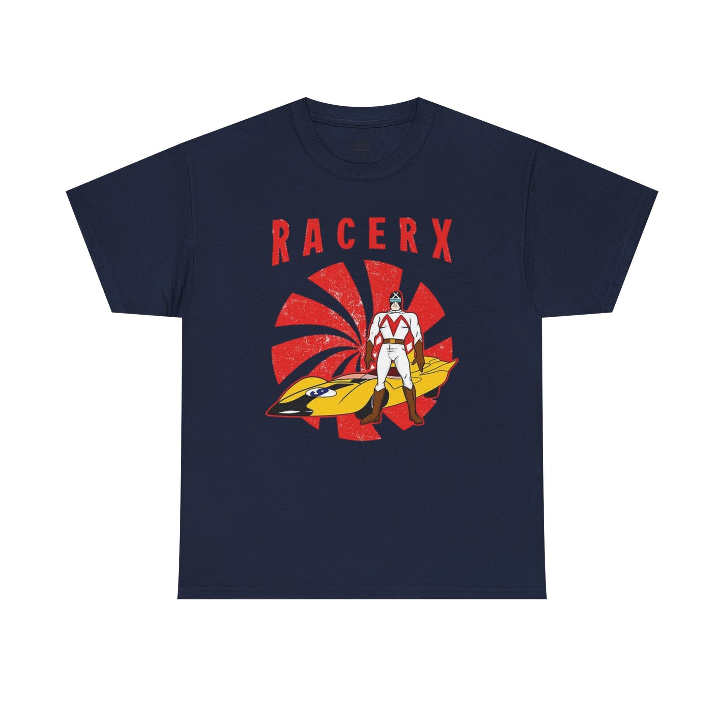 Retro Racerx Unisex Heavy Cotton Tee - Vintage Style Shirt