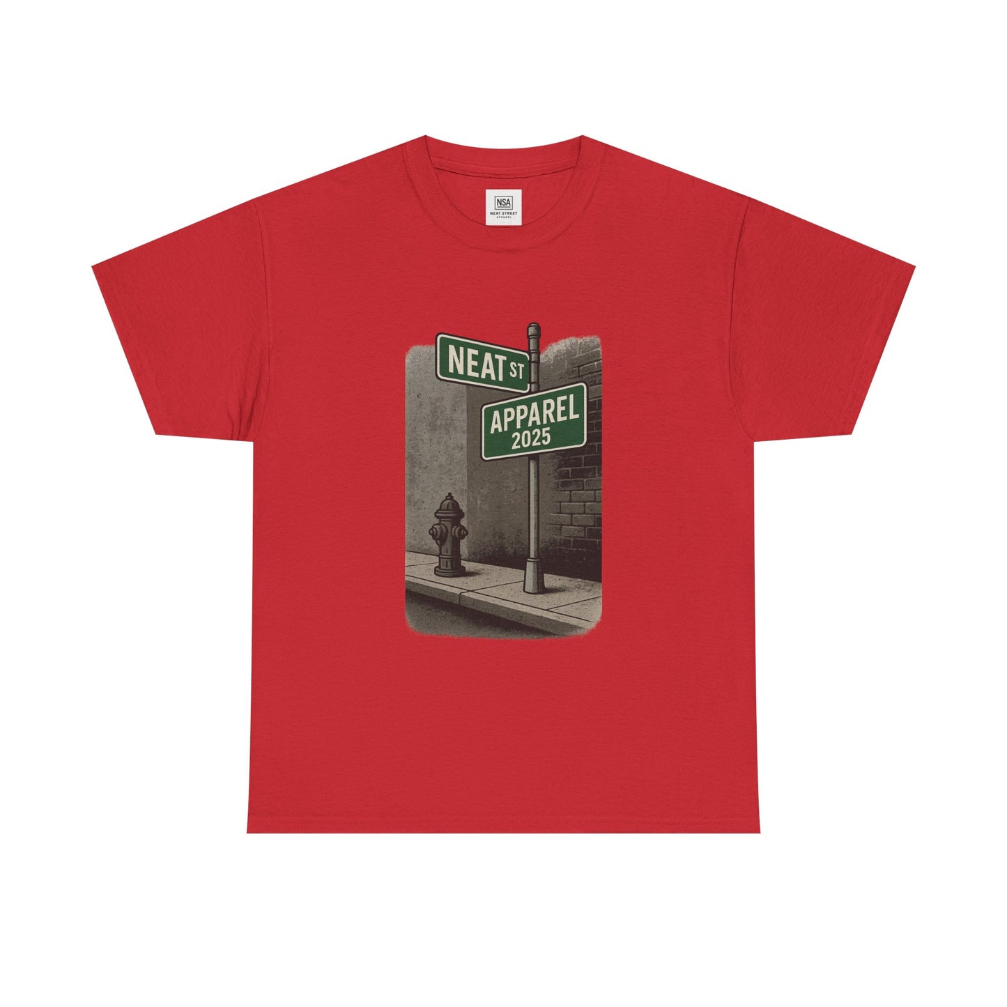 Vintage Neat Street Unisex Heavy Cotton Tee