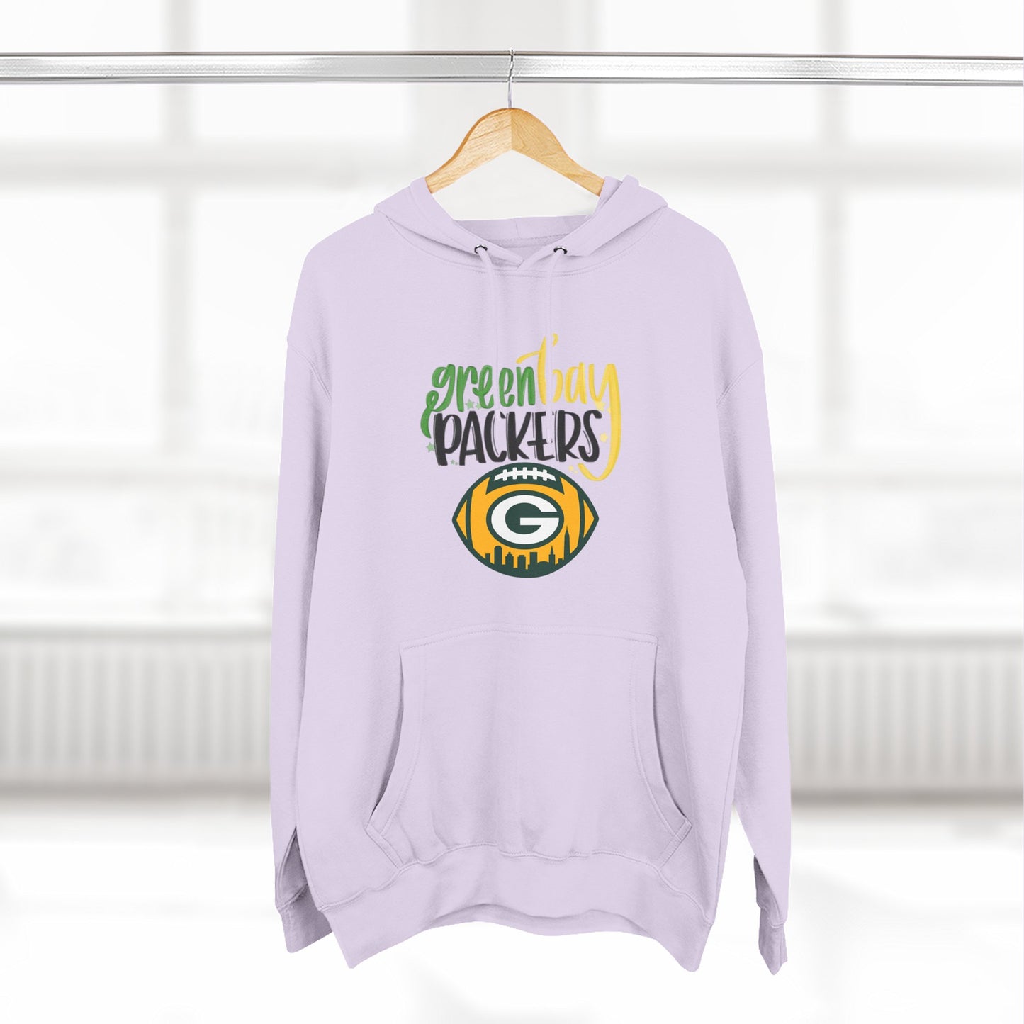 Green Bay Packers Logo Hoodie — Fleece Pullover for Fans