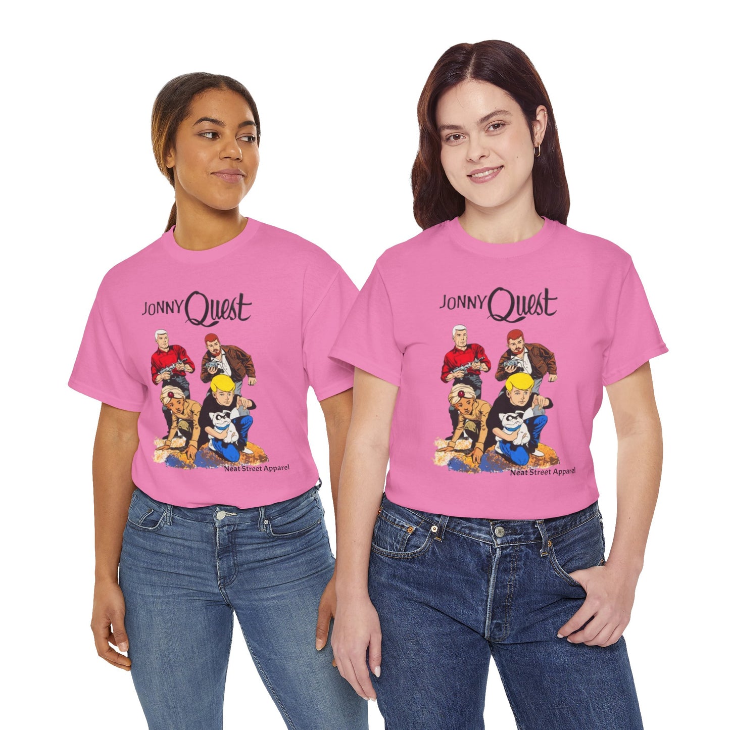 Jonny Quest Cartoon Unisex Heavy Cotton Tee
