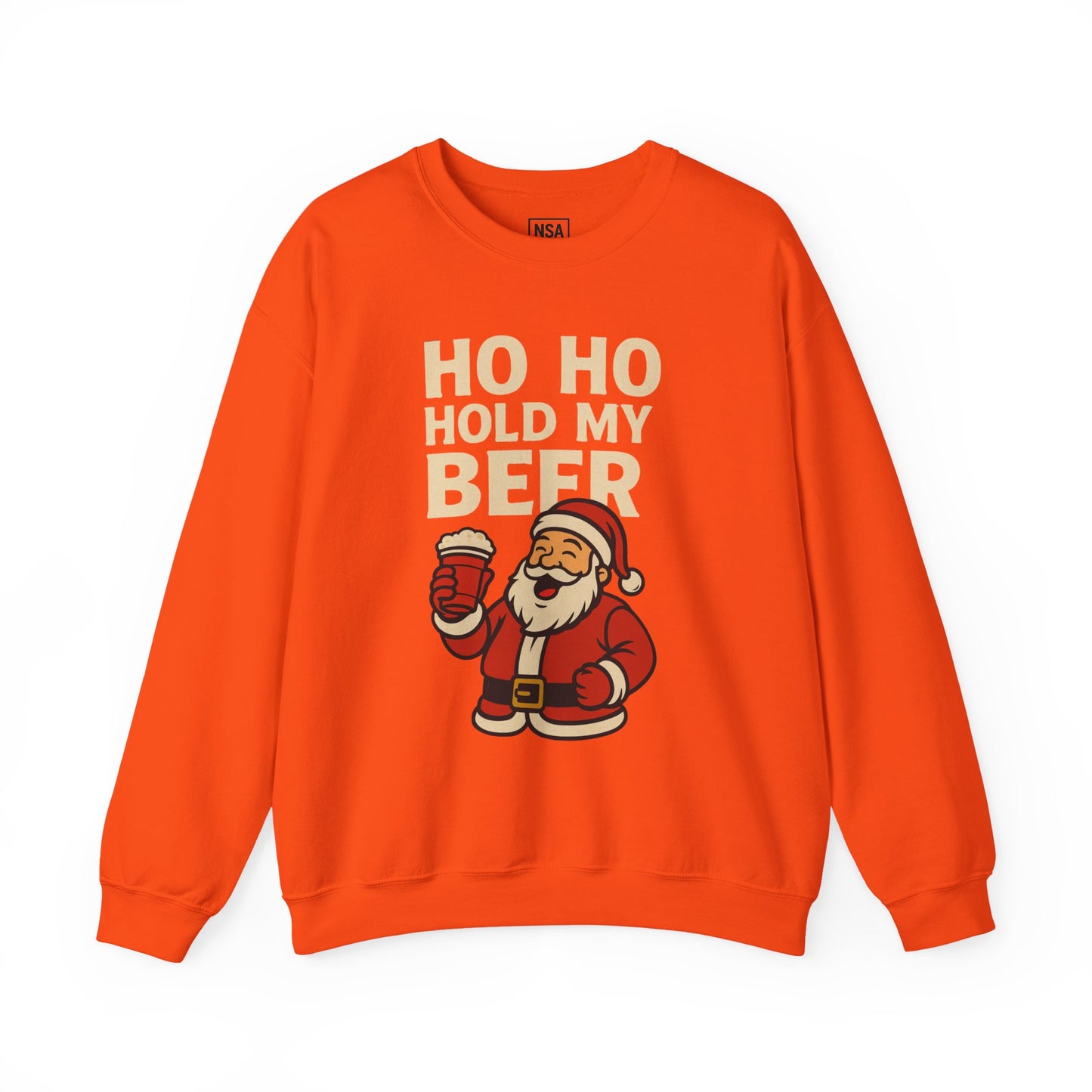 Festive Santa Sweatshirt | Holiday Apparel, Christmas Gift, Cozy Winter Wear, Funny Sweatshirt, Unisex Crewneck
