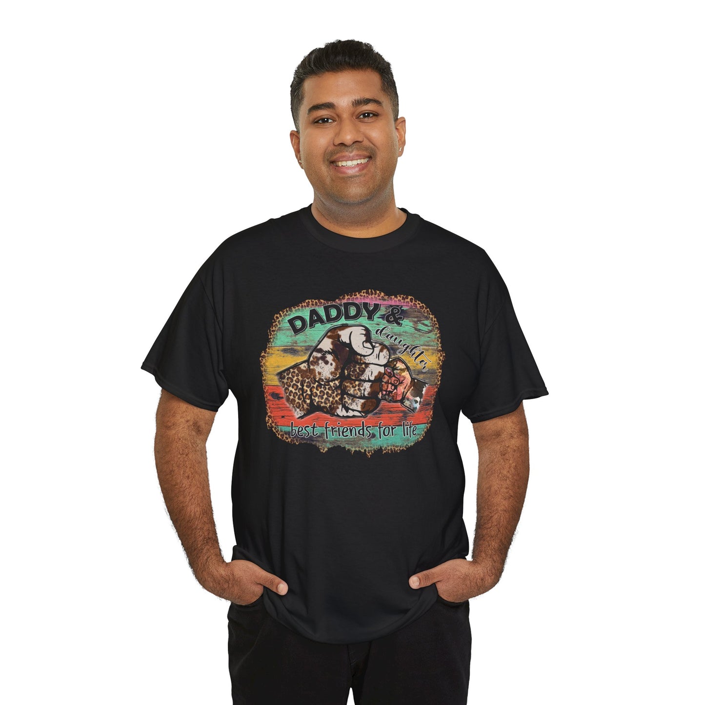 Rasta Retro Graphic Tee for Dads | Unisex Heavy Cotton T-Shirt
