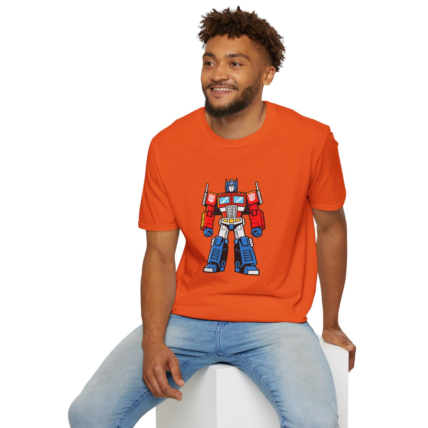 Retro Optimus Prime Graphic T-Shirt
